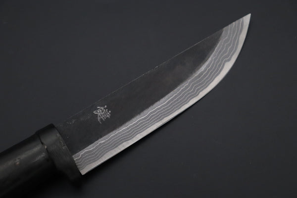 Nomura Kenta  NKE-1 "Black Samurai I" White Steel No.2 Damascus