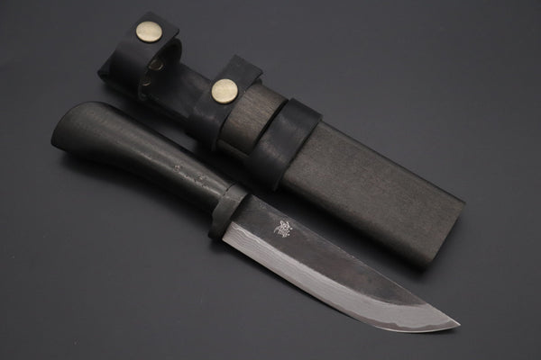 Nomura Kenta  NKE-1 "Black Samurai I" White Steel No.2 Damascus
