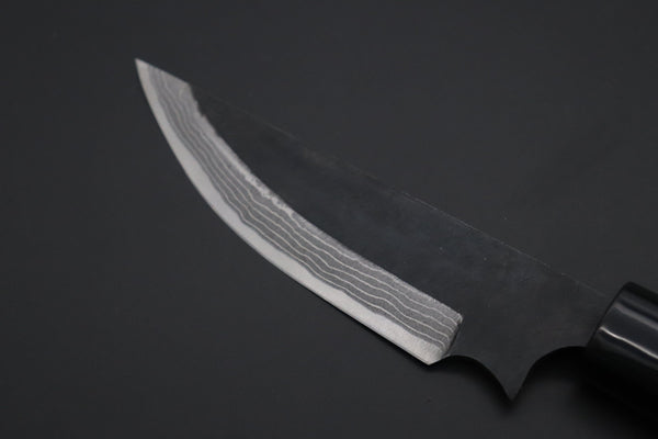Nomura Kenta  NKE-2 "Black Samurai II" White Steel No.2 Damascus