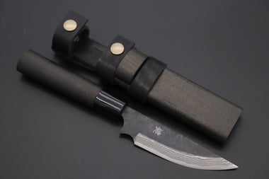 Nomura Kenta  NKE-2 "Black Samurai II" White Steel No.2 Damascus
