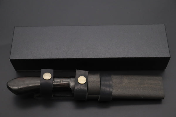 Nomura Kenta  NKE-3 "Black Samurai III" White Steel No.2 Damascus