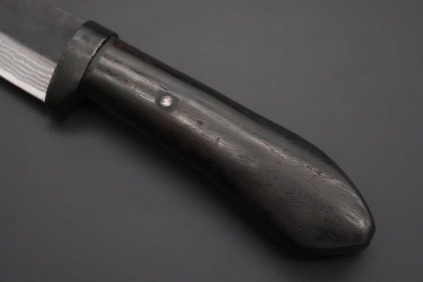 Nomura Kenta  NKE-3 "Black Samurai III" White Steel No.2 Damascus