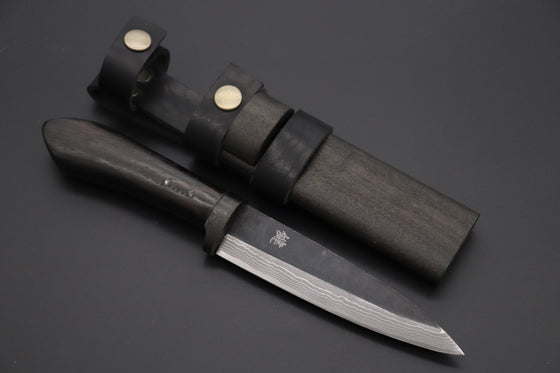Nomura Kenta  NKE-3 "Black Samurai III" White Steel No.2 Damascus