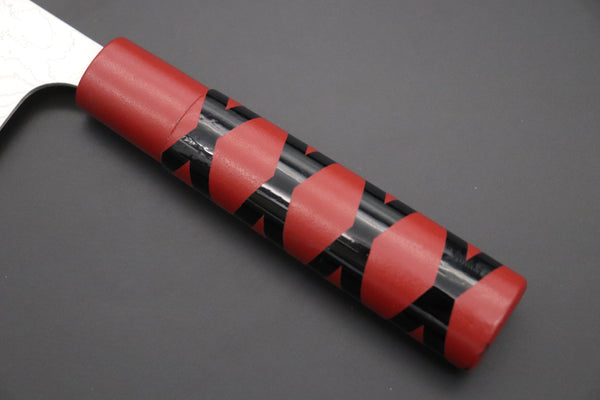 Nomura Kenta NKE-4 VG-10 Nickel Damascus Bunka 180mm (7 Inch)