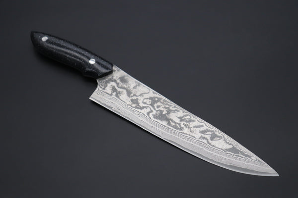 Nomura Ryo NR-05 VG-10 Nickel Damascus Gyuto 210mm (8.2 Inch)