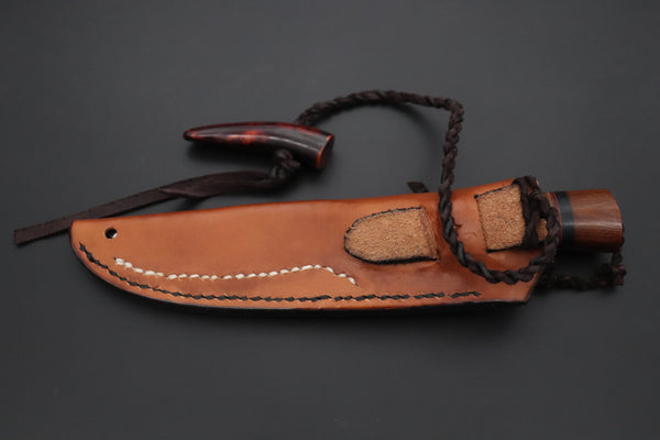 Seiji Yanagiba YS-35 Custom Outdoor Slim Utility (OU-31 Mono Steel)