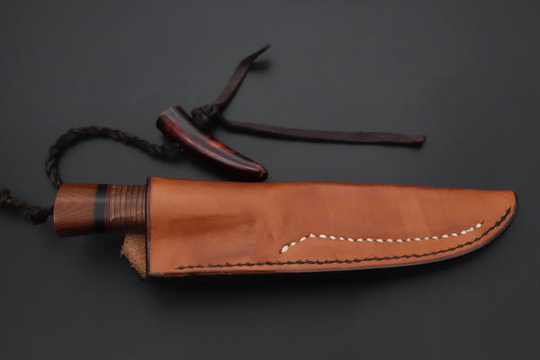 Seiji Yanagiba YS-35 Custom Outdoor Slim Utility (OU-31 Mono Steel)