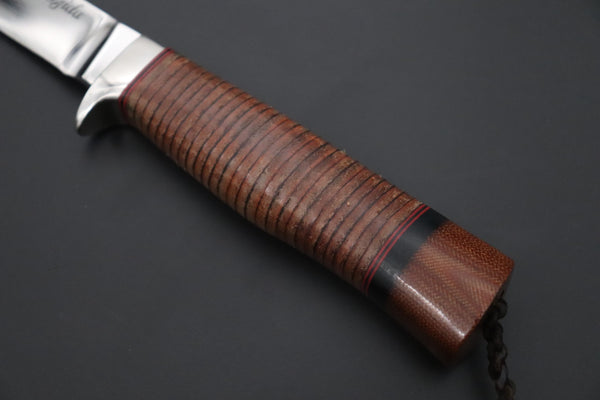 Seiji Yanagiba YS-35 Custom Outdoor Slim Utility (OU-31 Mono Steel)