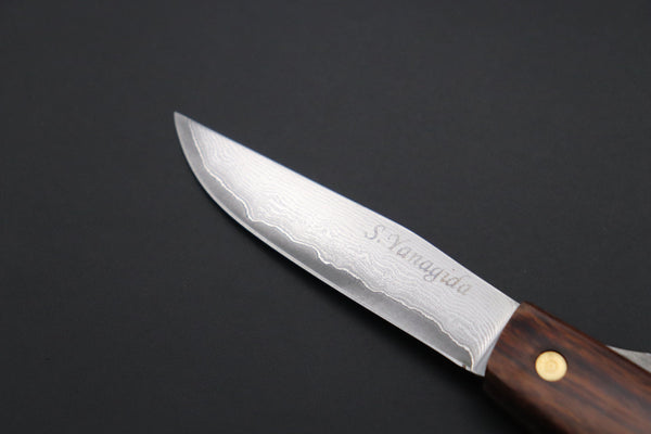 Seiji Yanagida YS-24-1 Custom Higonokami Folder (Desert Ironwood Handle)