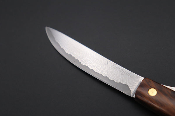 Seiji Yanagida YS-24-2 Custom Higonokami Folder (Desert Ironwood Handle)