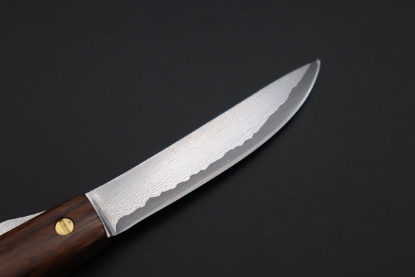 Seiji Yanagida YS-24-2 Custom Higonokami Folder (Desert Ironwood Handle)