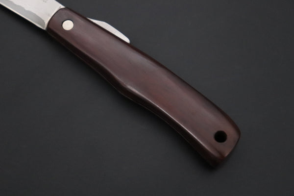 Seiji Yanagida YS-49-1 Custom Higonokami Folder (Desert Ironwood Handle)
