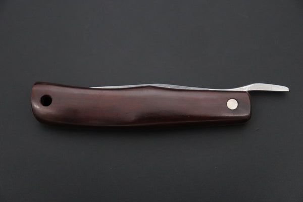 Seiji Yanagida YS-49-1 Custom Higonokami Folder (Desert Ironwood Handle)