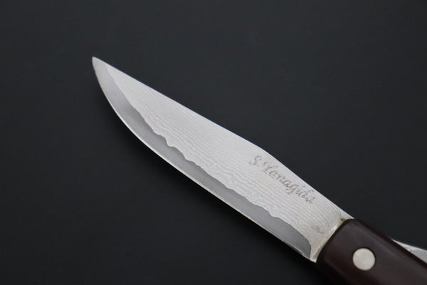 Seiji Yanagida YS-49-1 Custom Higonokami Folder (Desert Ironwood Handle)