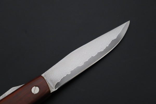 Seiji Yanagida YS-49-2 Custom Higonokami Folder (Indian Rosewood Handle)