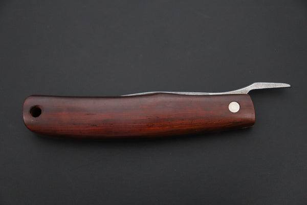 Seiji Yanagida YS-49-2 Custom Higonokami Folder (Indian Rosewood Handle)
