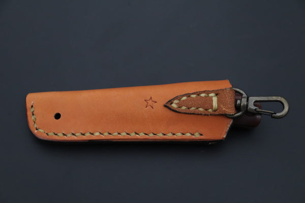Seiji Yanagida YS-49-2 Custom Higonokami Folder (Indian Rosewood Handle)