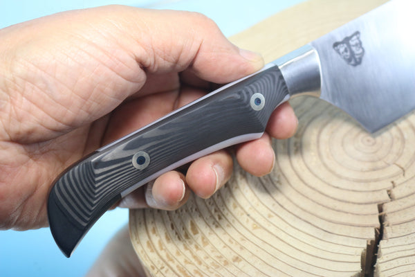 Takumi Ichikawa Custom Kitchen Knife TI-10 Gyuto 200mm (8 Inch), Unique Handle