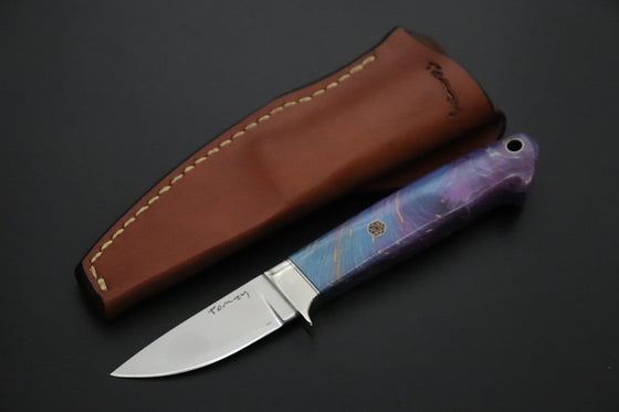 Tomoyoshi Arakawa TA-24 ZDP-189 / ATS-34 San-Mai Petit Hunter
