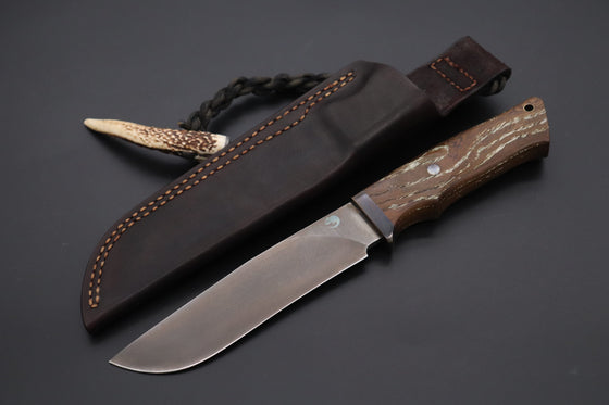 Toshiyuki Takahashi TT-10 Wild Dream Hunter X (Black Edition) - JapaneseKnifeDirect.Com