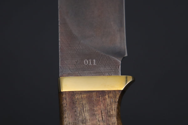 Toshiyuki Takahashi TT-11 “Wild Dream Hunter XI"(Copper-Brown D-2 Edition) - JapaneseKnifeDirect.Com