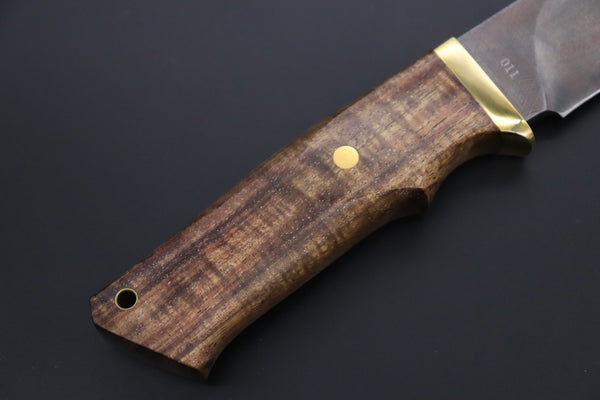 Toshiyuki Takahashi TT-11 “Wild Dream Hunter XI"(Copper-Brown D-2 Edition) - JapaneseKnifeDirect.Com