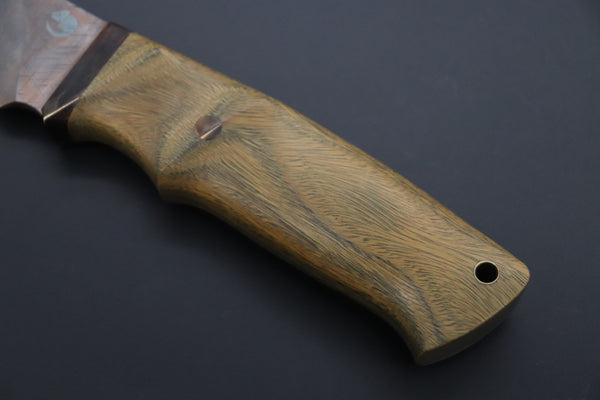 Toshiyuki Takahashi TT-6 “Wild Dream Hunter VI"(Copper-Brown D-2 Edition) - JapaneseKnifeDirect.Com