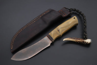 Toshiyuki Takahashi TT-6 “Wild Dream Hunter VI"(Copper-Brown D-2 Edition) - JapaneseKnifeDirect.Com