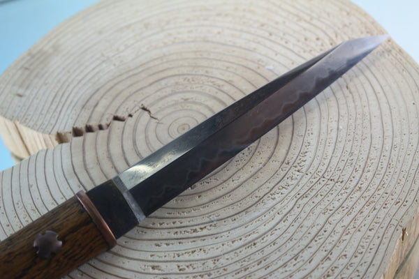 Yukio Nibe  R5-29  Tanto made from Antique Japanese Sword steel  (Zanketsuko 残欠鋼)