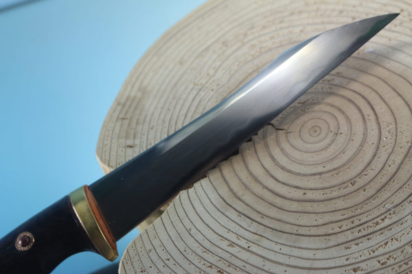 Yukio Nibe  R5-39  Tanto made from Antique Japanese Sword steel  (Zanketsuko 残欠鋼)