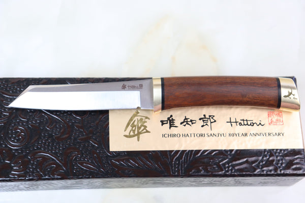 Hattori 傘 SAN-GECKO Limited Edition GECKO-05D Classic Tanto (Desert Ironwood Handle)