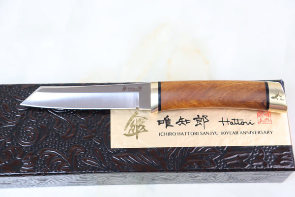 Hattori 傘 SAN-GECKO Limited Edition GECKO-05F Classic Tanto (Desert Ironwood Handle)