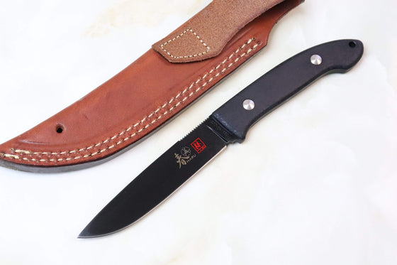 Bob Lum Encounter SC-110B Fixed blade Black Little Encounter - JapaneseKnifeDirect.Com