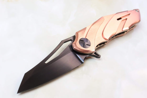 Dew Hara DH-180 "KISARAGI" 如月 COPPER - JapaneseKnifeDirect.Com