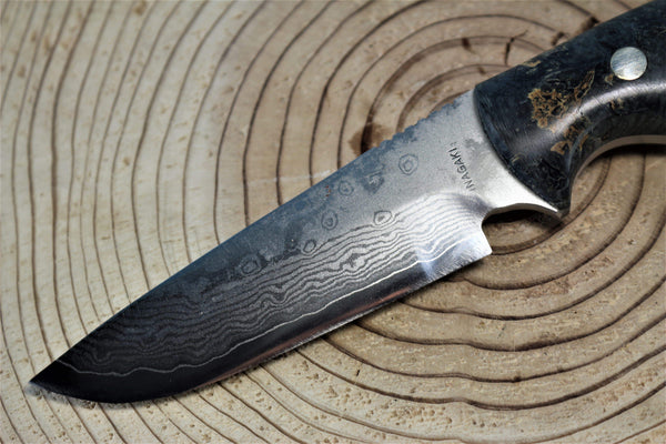 Fumio Inagaki FI-310 Cute EDC Utility knife, 3-1/2" VG-10 Damascus Blade