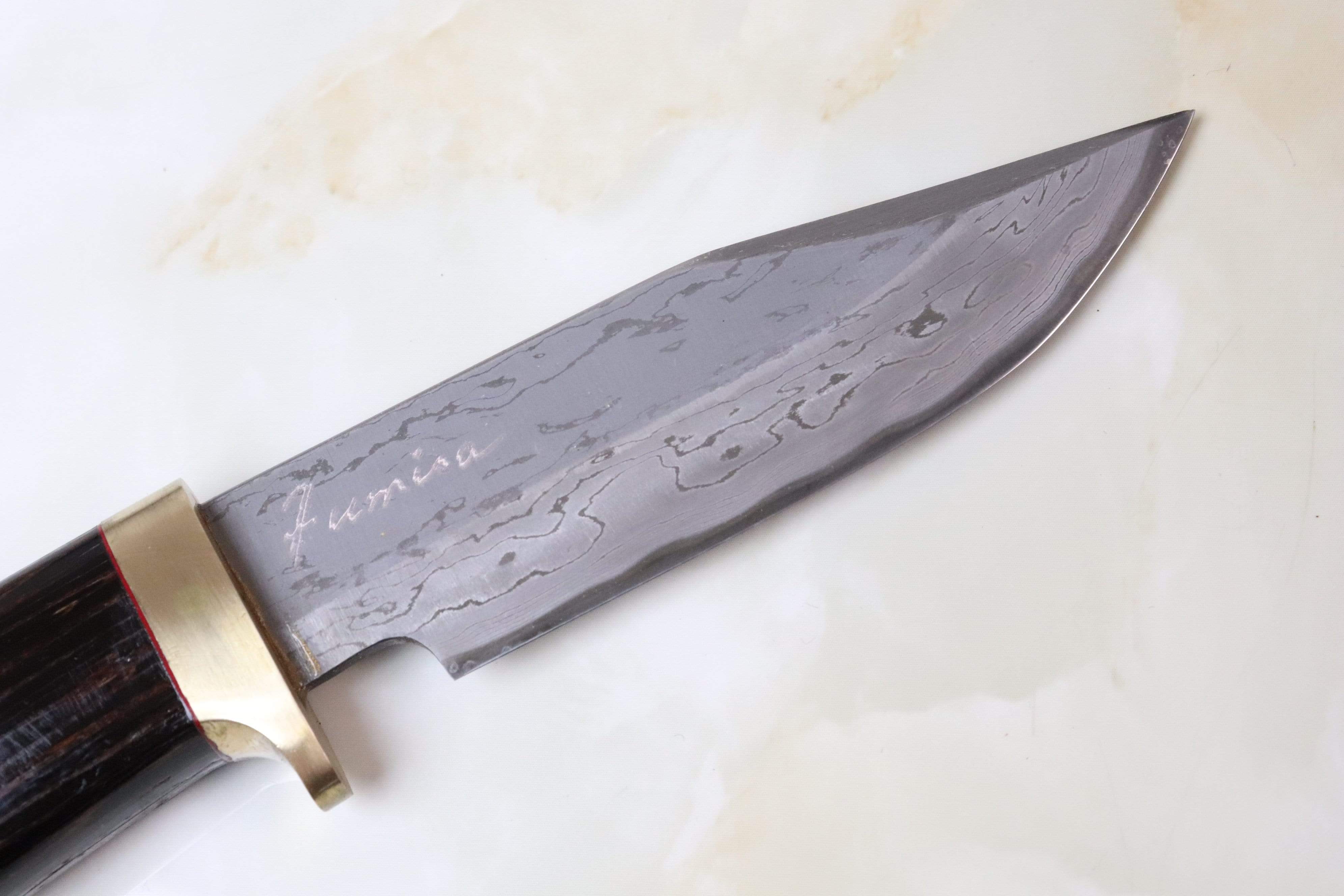10 Custom Hunting Bowie Knife, Carbon Steel