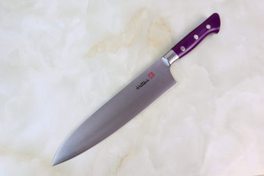 Hattori Gyuto Hattori Custom Limited Christmas Special Edition Year 2021, HSG-1SM Gyuto 210mm (8.2 Inch, Sugilite Malachite GemStone Handle)