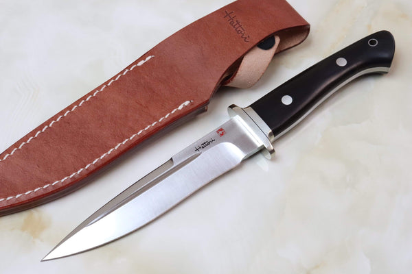 Hattori FT-100E Fighters (African Ebonywood Handle) - JapaneseKnifeDirect.Com