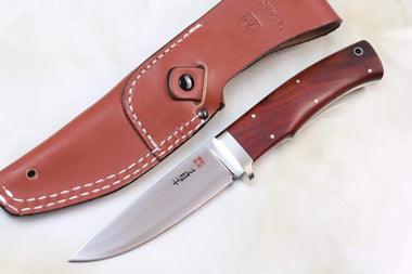Hattori HT-70CF Urbane Hunters (Cocobolo Wood Handle) - JapaneseKnifeDirect.Com