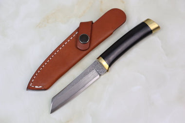 Hattori KD30-3717  Cowry X Damascus Tanto