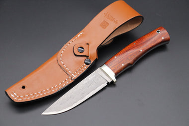 Hattori KD30-HT70CF Cowry X Damascus Urbane Hunters (Cocobolo Wood Handle)