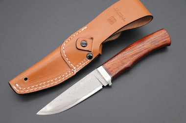 Hattori KD30-HT70HC Cowry X Damascus Urbane Hunters (Cocobolo Wood Handle)