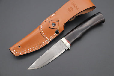 Hattori KD30-HT70HE Cowry X Damascus Urbane Hunters (African Ebonywood Handle)