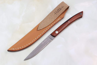 Hattori KD30-MEDAKA-2C Cowry X Damascus Little Fisherman's Utility (Cocobolo Wood Handle)