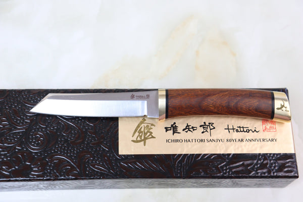 Hattori 傘 SAN-GECKO Limited Edition GECKO-05E Classic Tanto (Desert Ironwood Handle)
