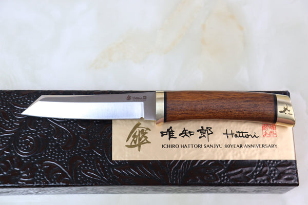 Hattori 傘 SAN-GECKO Limited Edition GECKO-05O Classic Tanto (Desert Ironwood Handle)