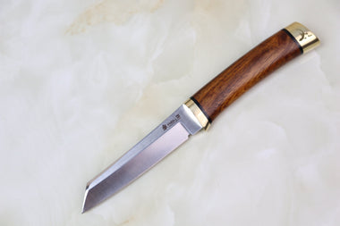 Hattori 傘 SAN-GECKO Limited Edition GECKO-05P Classic Tanto (Desert Ironwood Handle)