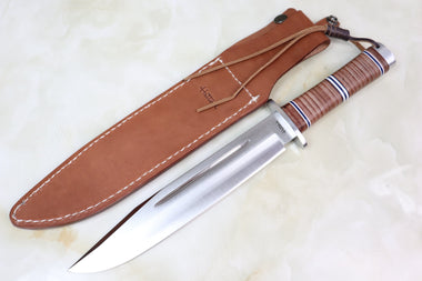 Hattori 傘 SAN-GECKO Limited Edition GECKO-12 Blue Bowie Hunter (Hollow Ground)