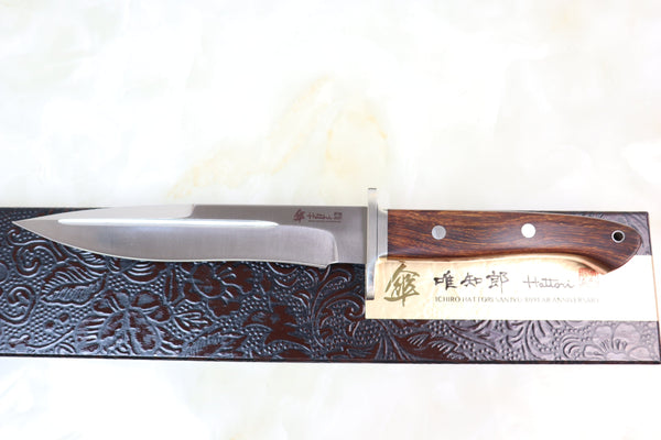 Hattori 傘 SAN-GECKO Limited Edition GECKO-18 Premium Big Fighter (Desert Ironwood Handle with Red Spacer between tang and Ironwood)