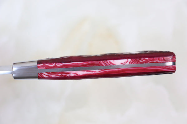 Hattori 傘 SAN-GECKO Limited Edition GECKO-3SO Gyuto 210mm (8.2 Inch, Purple Color Jigged Bone Handle)